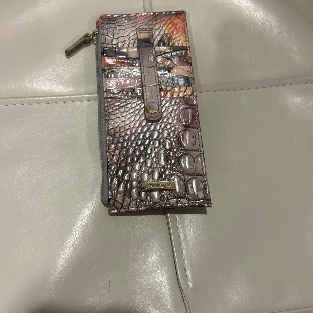 Brahmin Croc-Embossed Wallet